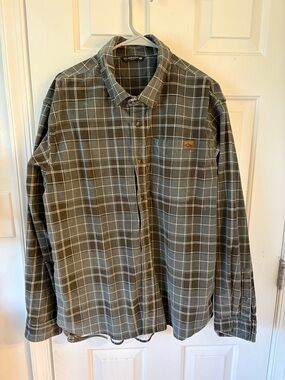 Drake Men’s Plaid Flannel Shirt Large